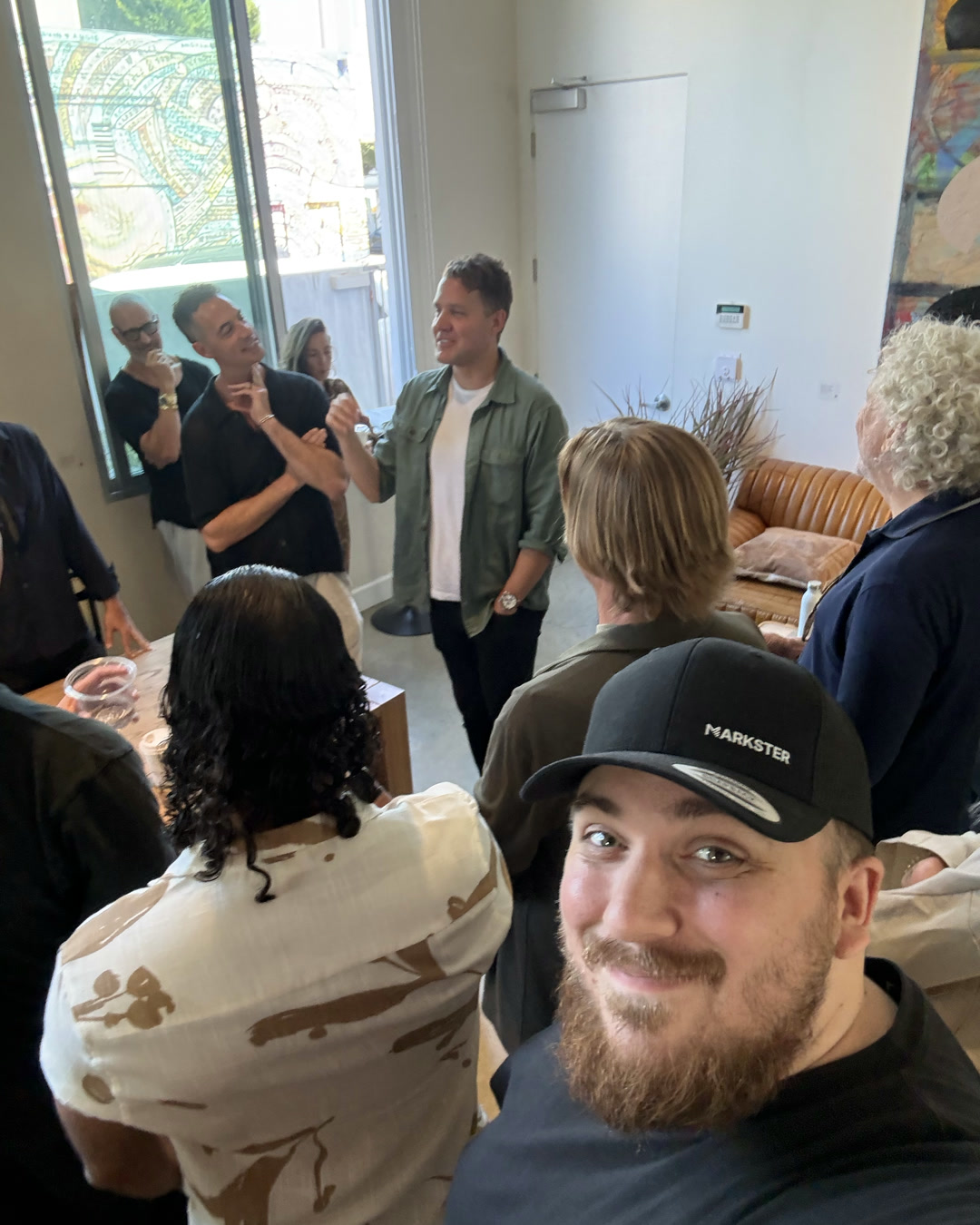 In the room at Startup Cafe hosted by the Kin in Los Angeles